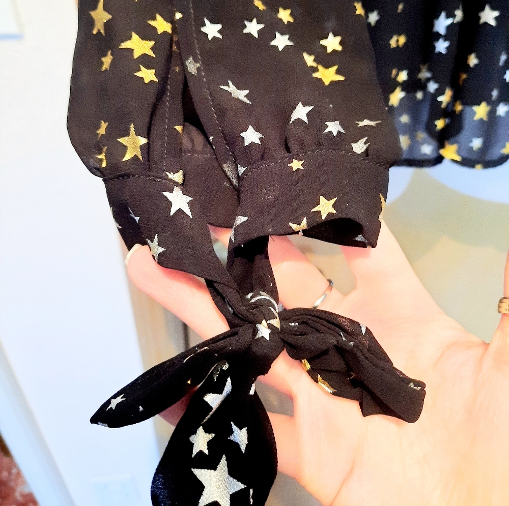 Lulu's Star Cold Shoulder Wrap Top - Picture 6 of 8